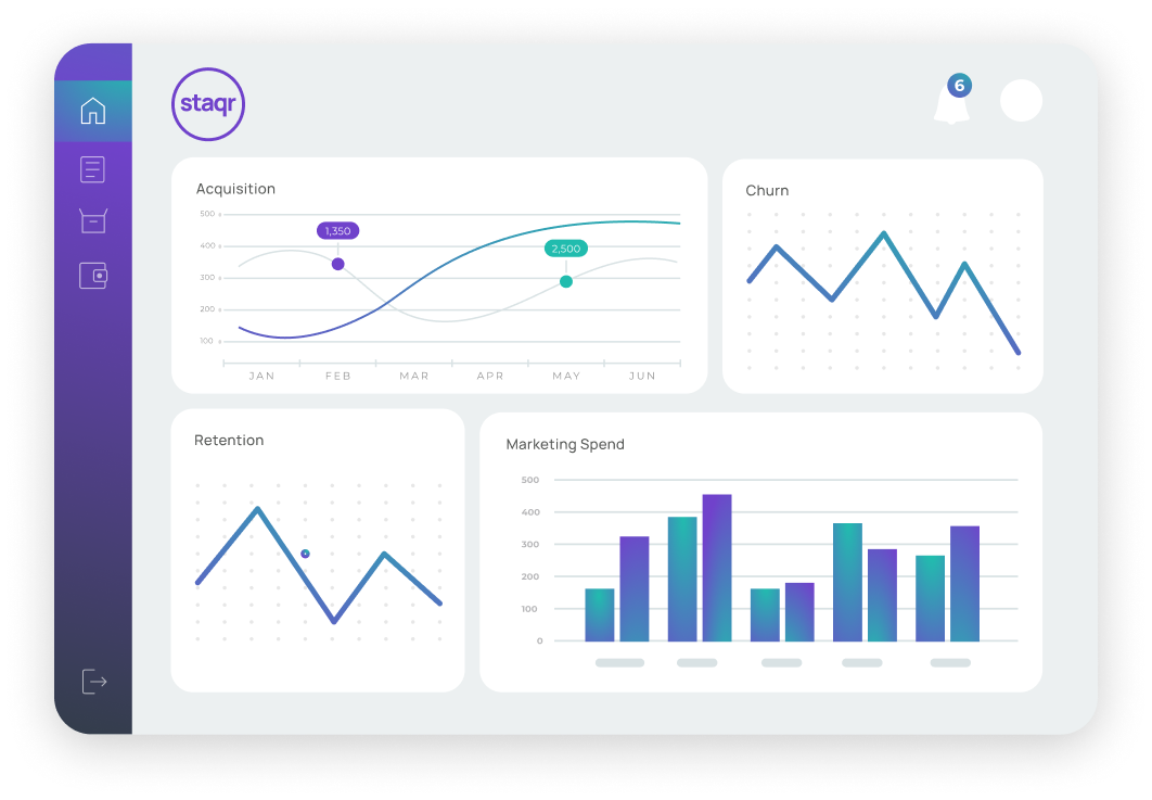 A graphic representing a reporting dashboard.